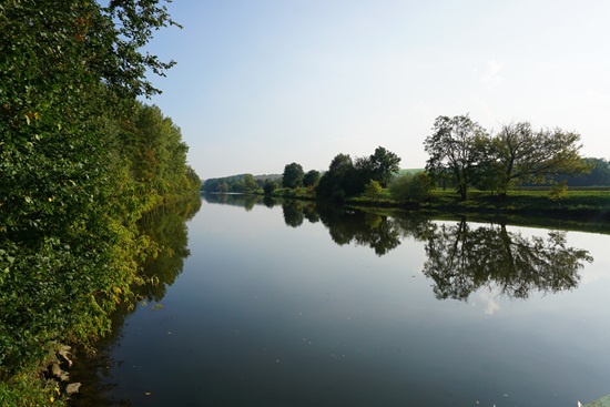 Die Saale an der Georgsburg